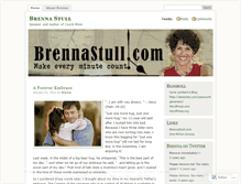 Tablet Screenshot of brennastull.wordpress.com