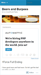 Mobile Screenshot of beersandburpees.wordpress.com