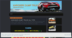Desktop Screenshot of dumptruckkaroseri.wordpress.com