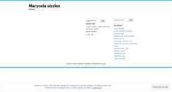 Desktop Screenshot of marysizzle.wordpress.com