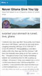 Mobile Screenshot of neverghanagiveyouup.wordpress.com
