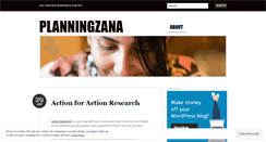 Desktop Screenshot of planningzana.wordpress.com