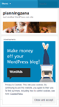 Mobile Screenshot of planningzana.wordpress.com