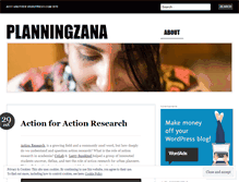 Tablet Screenshot of planningzana.wordpress.com