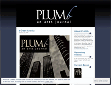 Tablet Screenshot of plumb.wordpress.com