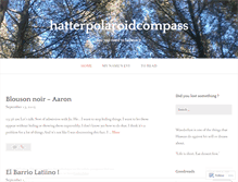Tablet Screenshot of hatterpolaroidcompass.wordpress.com