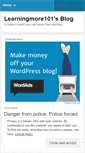 Mobile Screenshot of learningmore101.wordpress.com