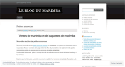 Desktop Screenshot of marimba1.wordpress.com