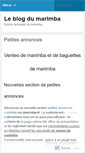 Mobile Screenshot of marimba1.wordpress.com