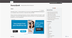 Desktop Screenshot of dannyquah.wordpress.com