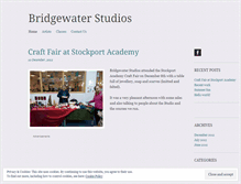 Tablet Screenshot of bridgewaterstudios.wordpress.com