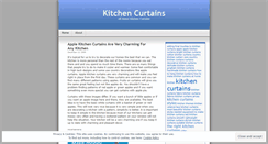 Desktop Screenshot of kitchencurtains.wordpress.com