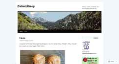 Desktop Screenshot of cabledsheep.wordpress.com