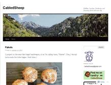 Tablet Screenshot of cabledsheep.wordpress.com