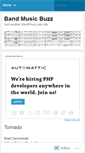 Mobile Screenshot of bandmusicbuzz.wordpress.com