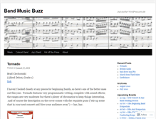 Tablet Screenshot of bandmusicbuzz.wordpress.com