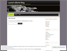 Tablet Screenshot of leonemichel.wordpress.com