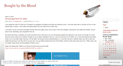 Desktop Screenshot of bloodbought.wordpress.com