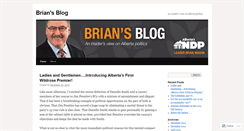 Desktop Screenshot of brianmasonndp.wordpress.com