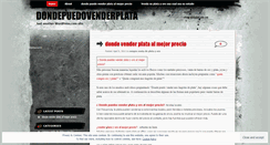 Desktop Screenshot of dondepuedovenderplata.wordpress.com