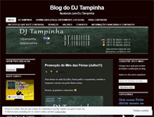 Tablet Screenshot of djtampinha.wordpress.com