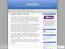 Tablet Screenshot of broadcastengineering.wordpress.com