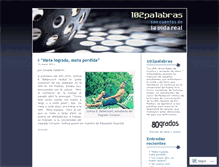 Tablet Screenshot of 102palabras.wordpress.com