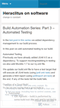 Mobile Screenshot of heraclitusonsoftware.wordpress.com