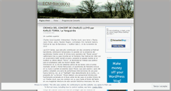 Desktop Screenshot of ecmbarcelona.wordpress.com