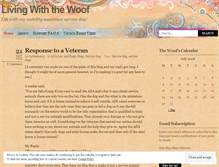 Tablet Screenshot of livingwiththewoof.wordpress.com