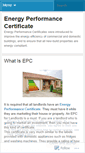 Mobile Screenshot of epccertificate.wordpress.com
