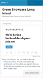 Mobile Screenshot of greenshowcase.wordpress.com