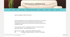 Desktop Screenshot of lifechurchbirmingham.wordpress.com