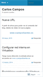Mobile Screenshot of carloscamposfuentes.wordpress.com