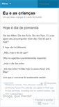 Mobile Screenshot of eueascriancas.wordpress.com