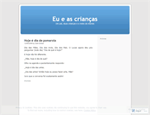 Tablet Screenshot of eueascriancas.wordpress.com