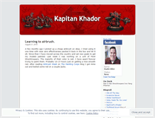Tablet Screenshot of kapitankhador.wordpress.com