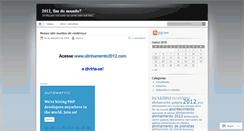 Desktop Screenshot of ano2012.wordpress.com