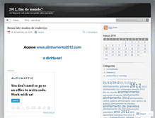 Tablet Screenshot of ano2012.wordpress.com