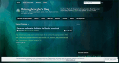 Desktop Screenshot of brinzagheorghe.wordpress.com
