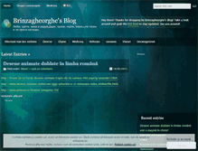 Tablet Screenshot of brinzagheorghe.wordpress.com
