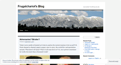 Desktop Screenshot of frugalchariot.wordpress.com