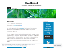 Tablet Screenshot of moebedard.wordpress.com