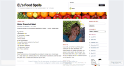 Desktop Screenshot of elsfoodspells.wordpress.com