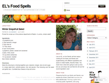 Tablet Screenshot of elsfoodspells.wordpress.com