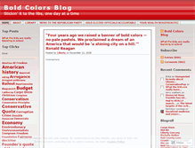Tablet Screenshot of boldcolorsblog.wordpress.com