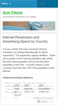 Mobile Screenshot of getclicks.wordpress.com