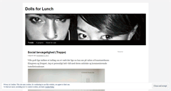 Desktop Screenshot of dollsforlunch.wordpress.com