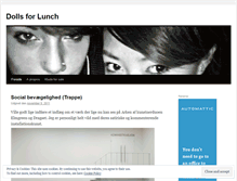 Tablet Screenshot of dollsforlunch.wordpress.com