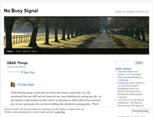Tablet Screenshot of nobusysignal.wordpress.com